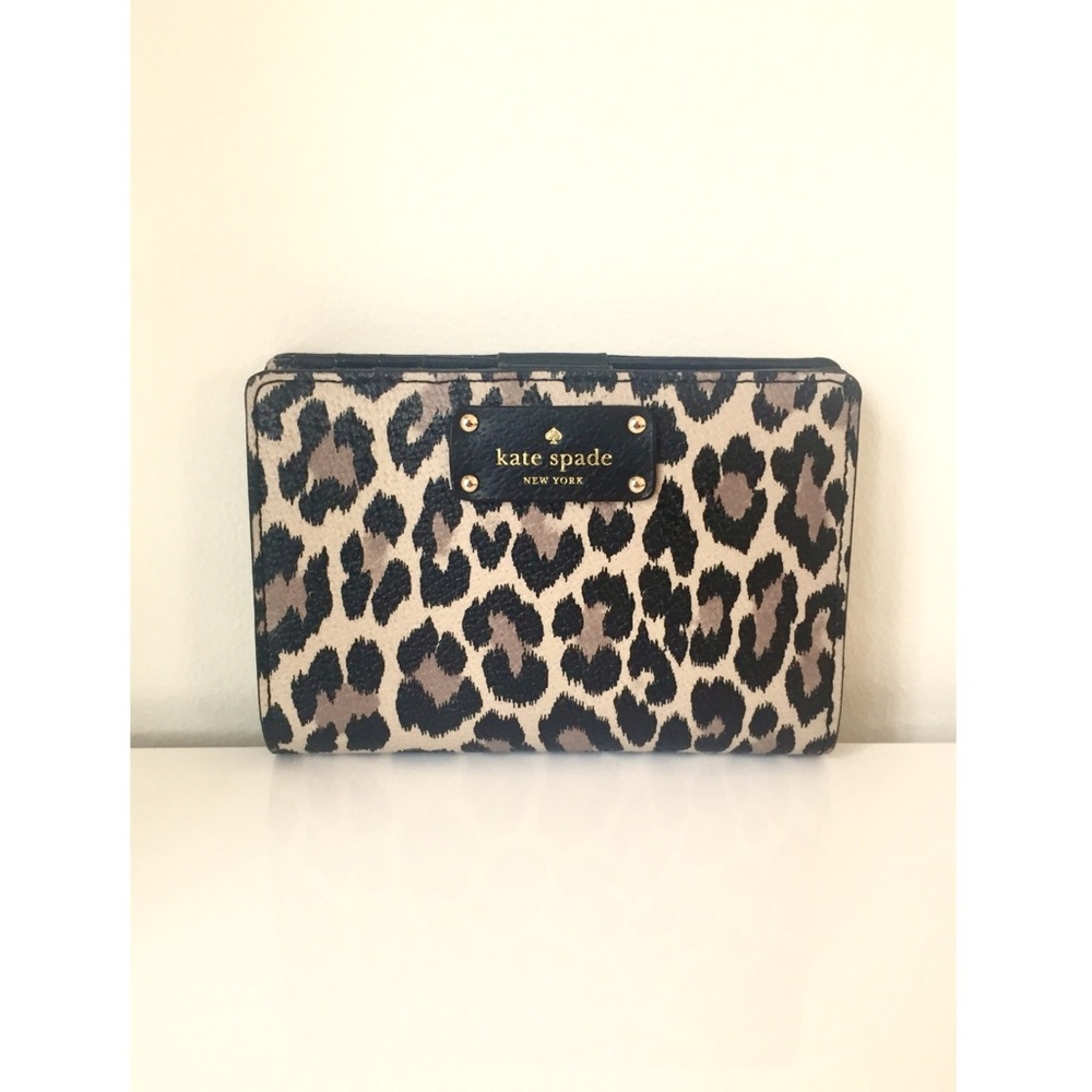 🚫SOLD NWT KATE SPADE Grove St Leopard Wallet